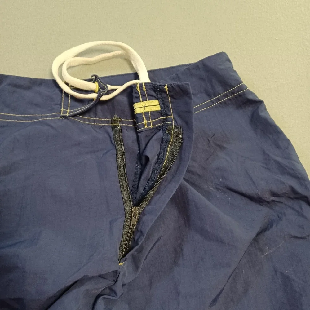 Nautica Blue Mens‎ Navy Board Shorts Swim Trunks Size M S-10176C1 Made in USA